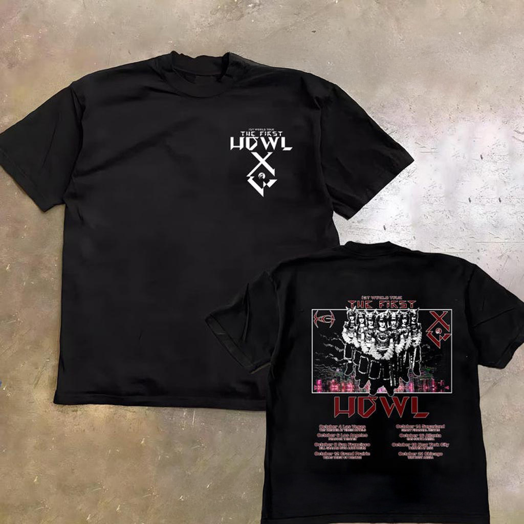 Retro XG 1st World Tour Shirt Xg The first HOWL T-Shirt XG Tour 2024 Merch Him Her Gifts