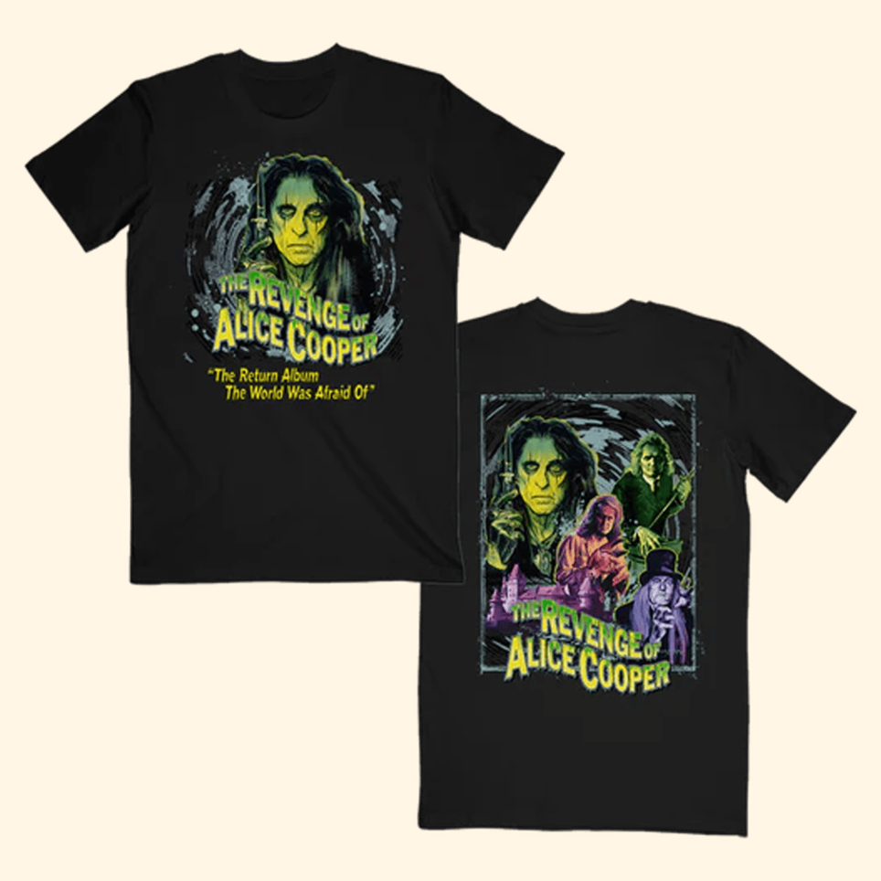 Revenge Has A Face T-Shirt Alice Cooper Merch Birthday Gifts For Someone Who Loves Music