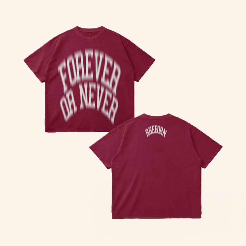 Rheborn Clo Merch Blurry Forever Or Never T-Shirt Gifts For Besties