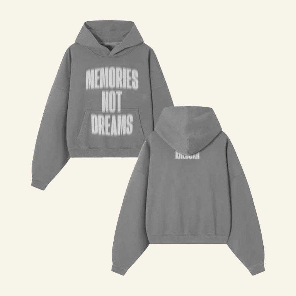 Rheborn Clo Merch Memories Not Dreams Hoodie Grey Best Gifts For Friends