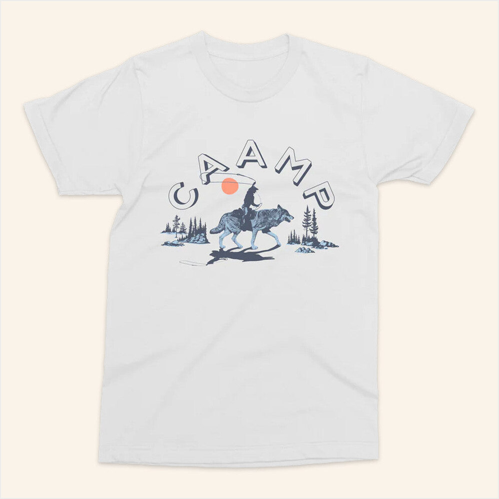 Riding Wolf T-Shirt Caamp Merch Best Friend Birthday Gifts Christmas Presents
