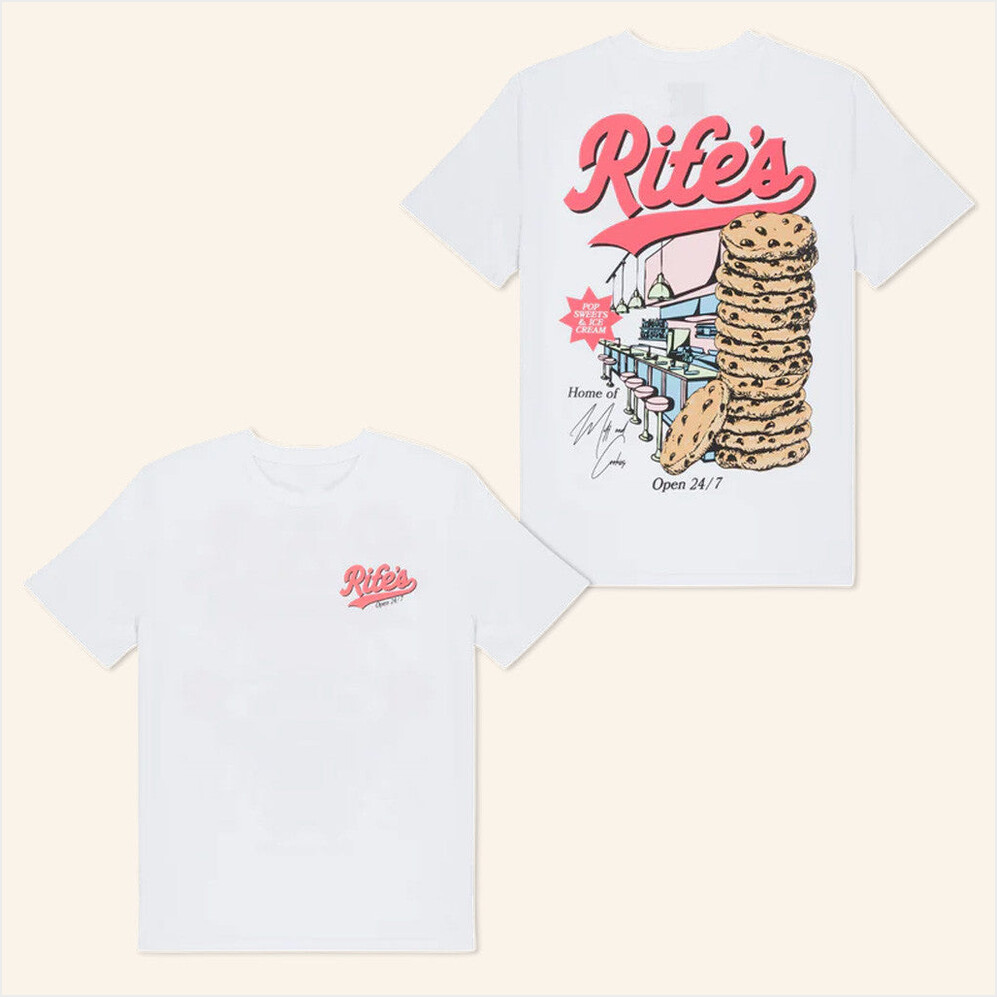 Rife's Diner White T-Shirt Matt Rife Merch Birthday Gifts For Best Friend Christmas Presents