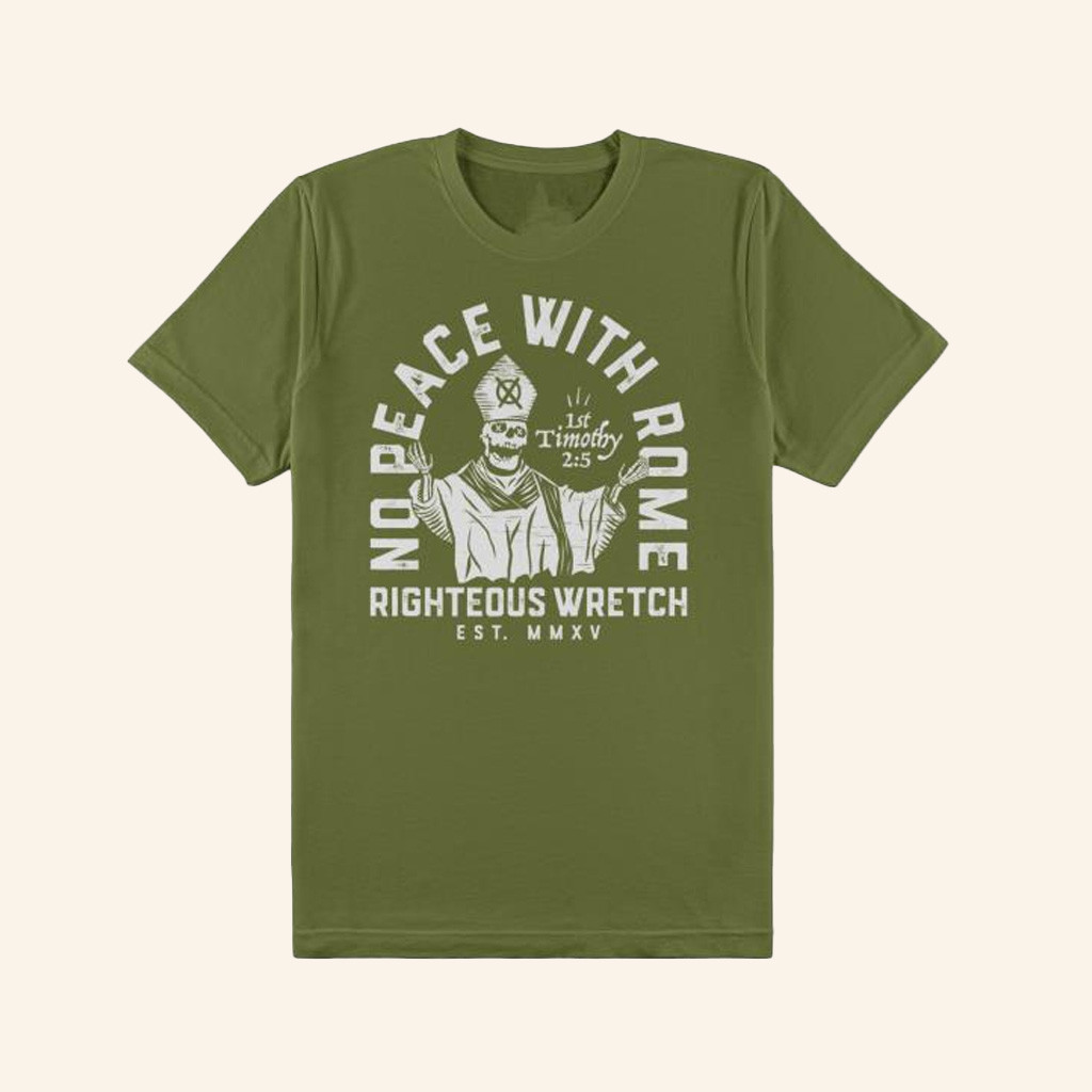 Righteous Wretch Merch No Peace With Rome Shirt Gifts For Fans