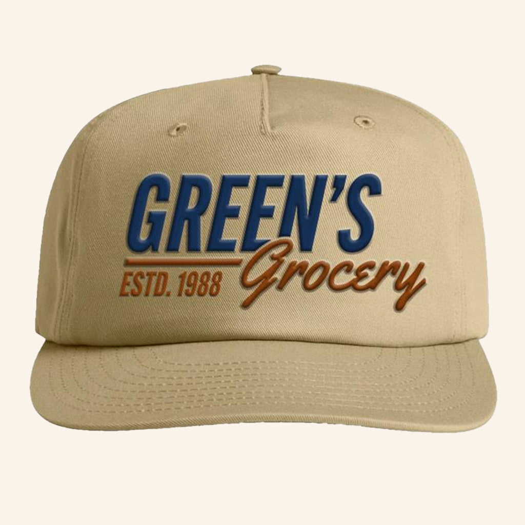 Riley Green Merch Embroidered Green's Grocery Hat Gifts For Friends