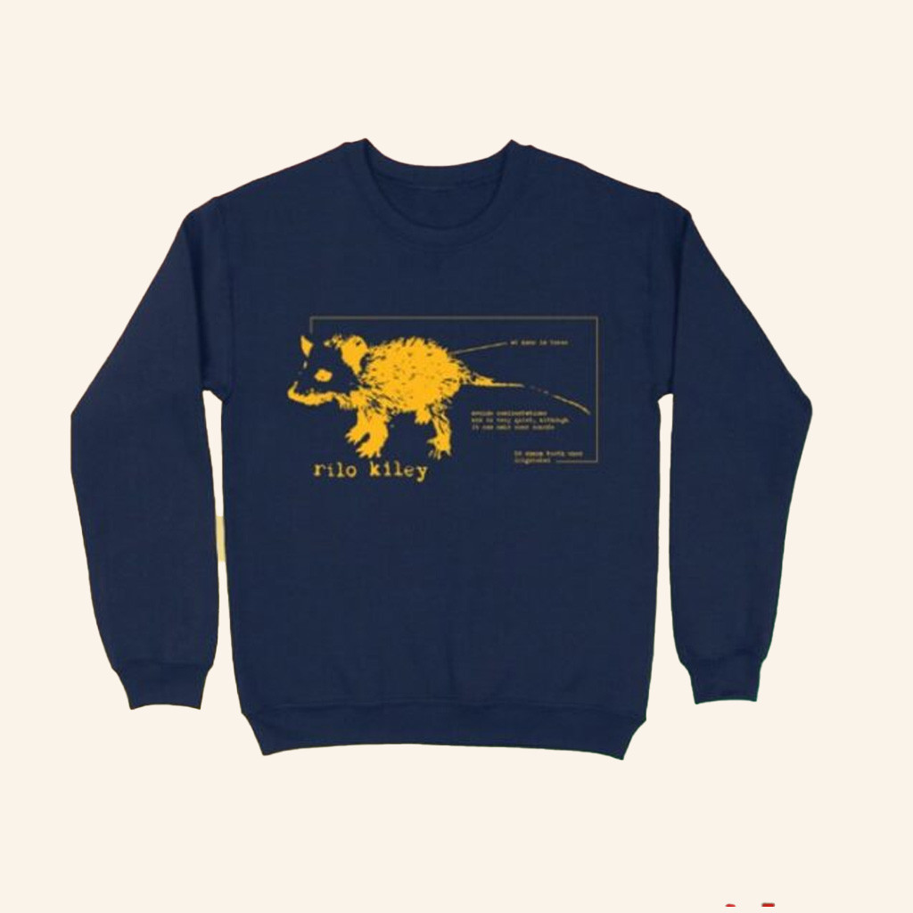 Rilo Kiley Merch Schematic Possum Sweatshirt Gifts For Sister