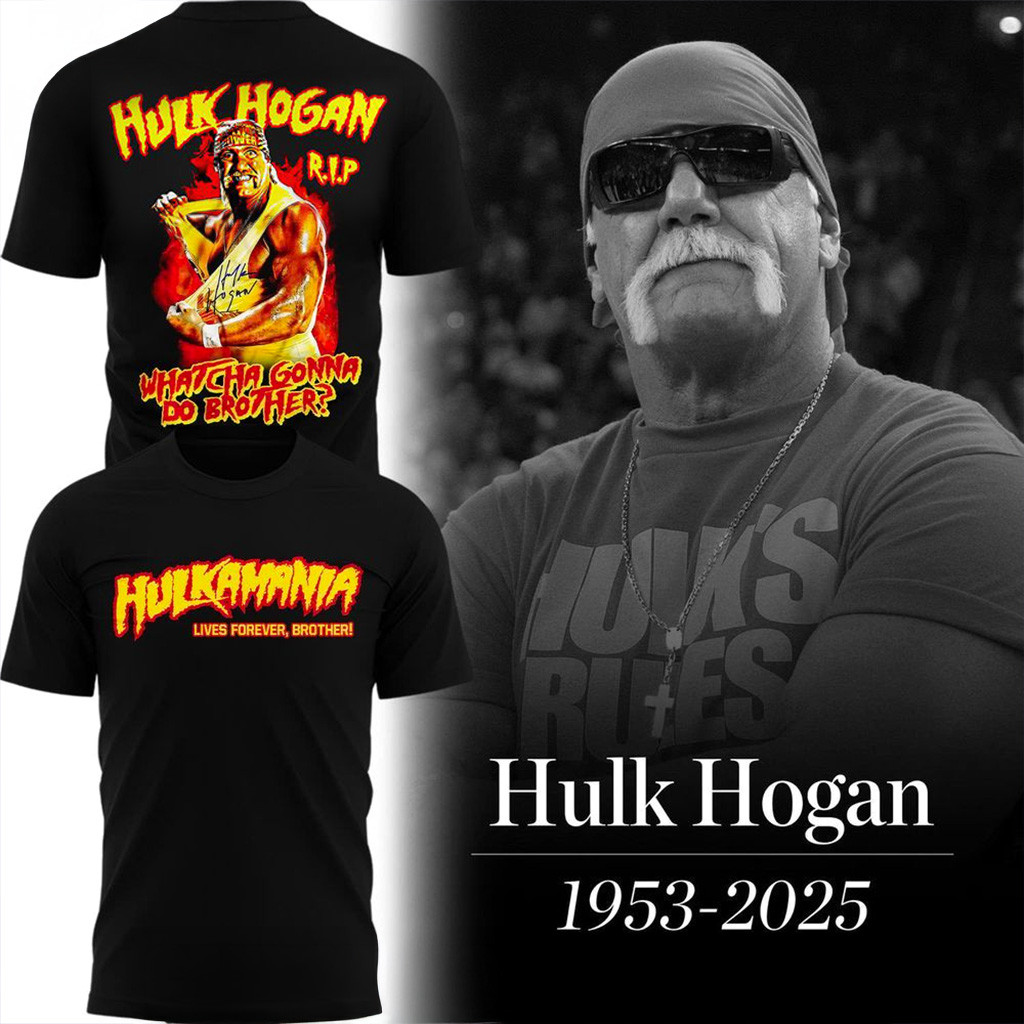 RIP Hulk Hogan 1953 2025 Lives Forever Brother T-Shirt Fan Merch Gifts For Father