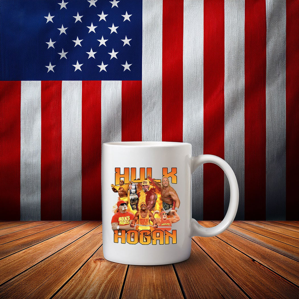 Rip Hulk Hogan 19532025 Angel Tribute Memorial Mug Gone But Never Forgotten Gift