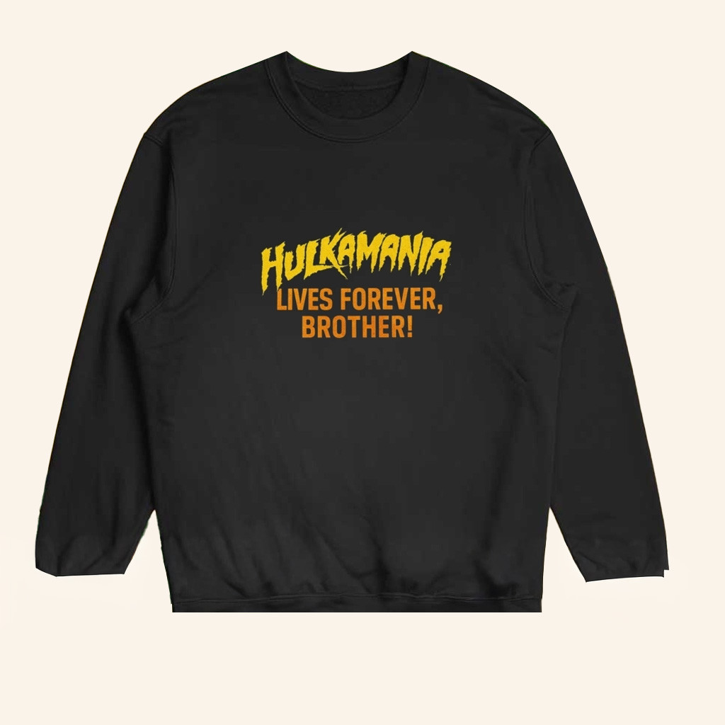 RIP Hulk Hogan Hulkamania Lives Forever Long Sleeve Shirt Gift Ideas For Rock Fans