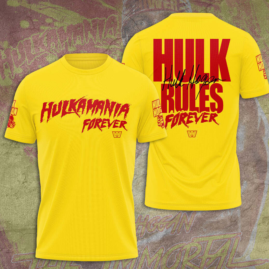 RIP Hulk Hogan T-Shirt Hulkamania Forever Shirt Hulk Rules Forever Gifts For Best Friend