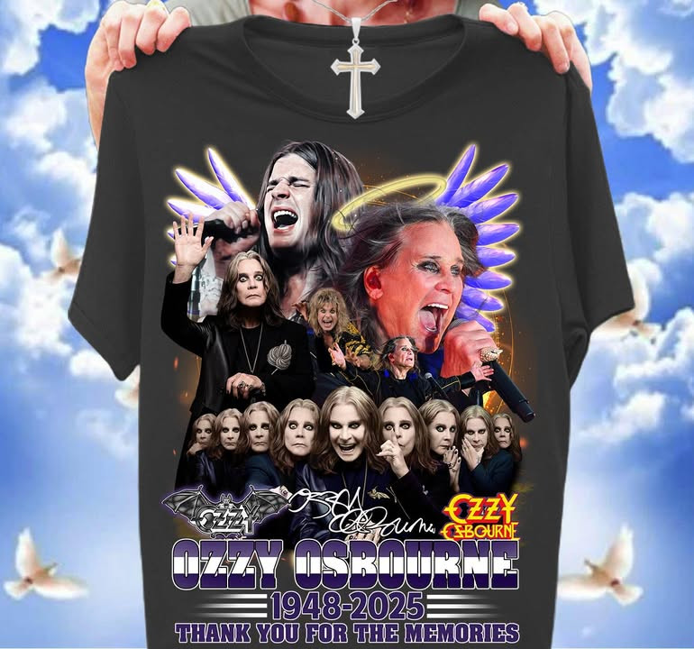 RIP Ozzy Osbourne 1948 2025 Thank You For The Memories Shirt Fan Merch Gifts For Dad