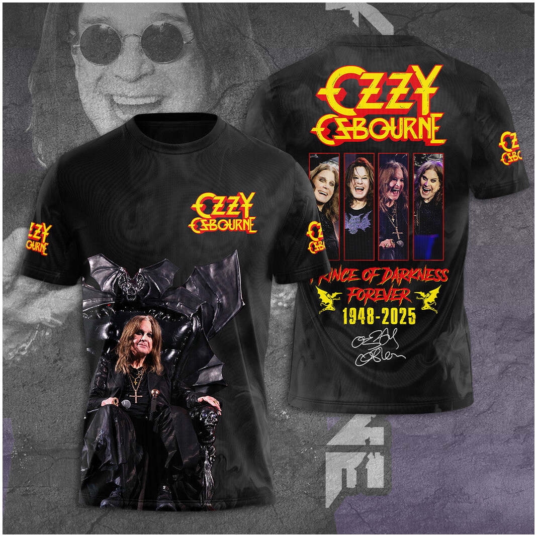 RIP Ozzy Osbourne Prince Of Darkness Forever Shirt Ozzy Osbourne Forever Shirt Gifts For Fans