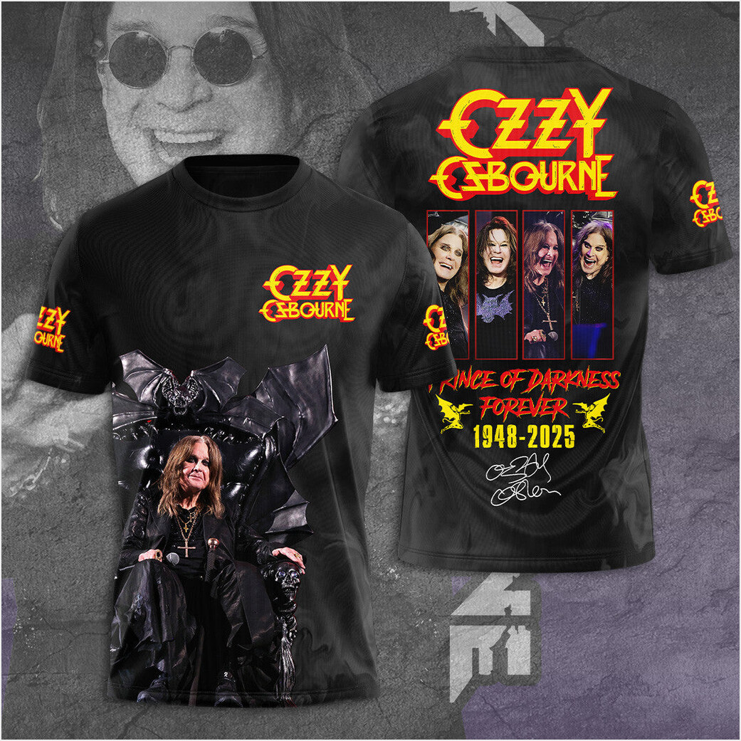RIP Ozzy Osbourne Prince Of Darkness Forever Shirt Ozzy Osbourne Forever Shirt Gifts For Fans