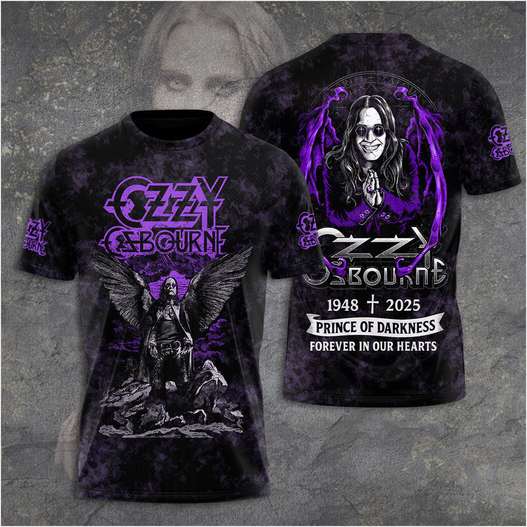 RIP Ozzy Osbourne Shirt Prince Of Darkness Forever In Our Hearts Shirt Memories Birthday Gifts