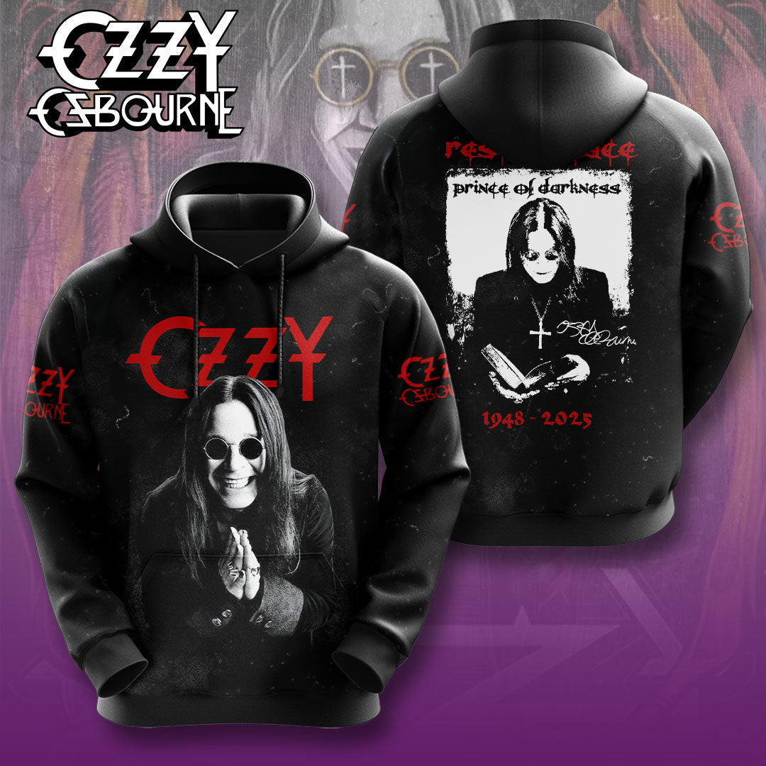 Rip Ozzy Osbourne Thank You For The Memories Hoodie Fan Hoodie