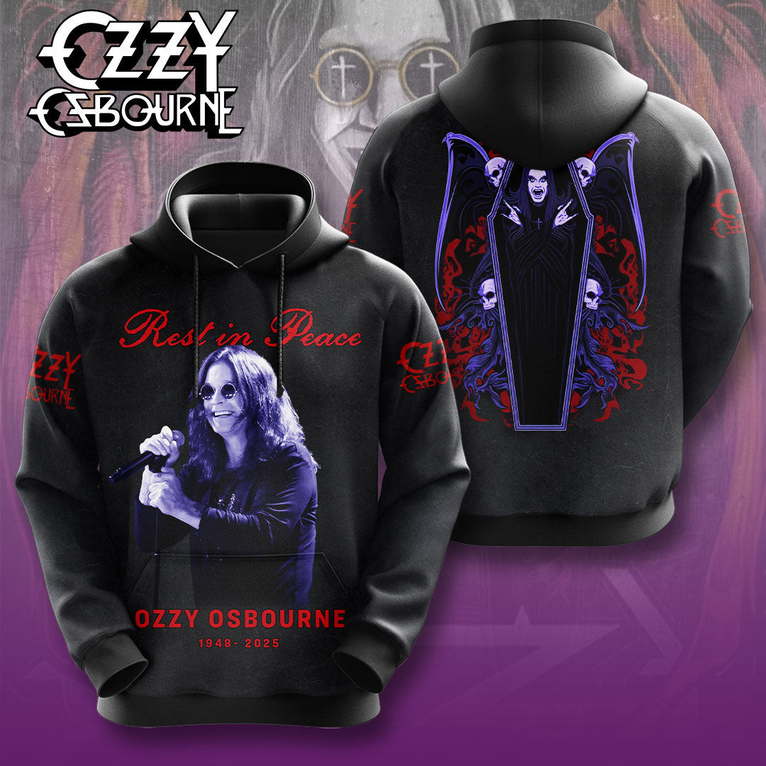 Rip Ozzy Osbourne Thank You For The Memories Hoodie Gift For Concert Lover