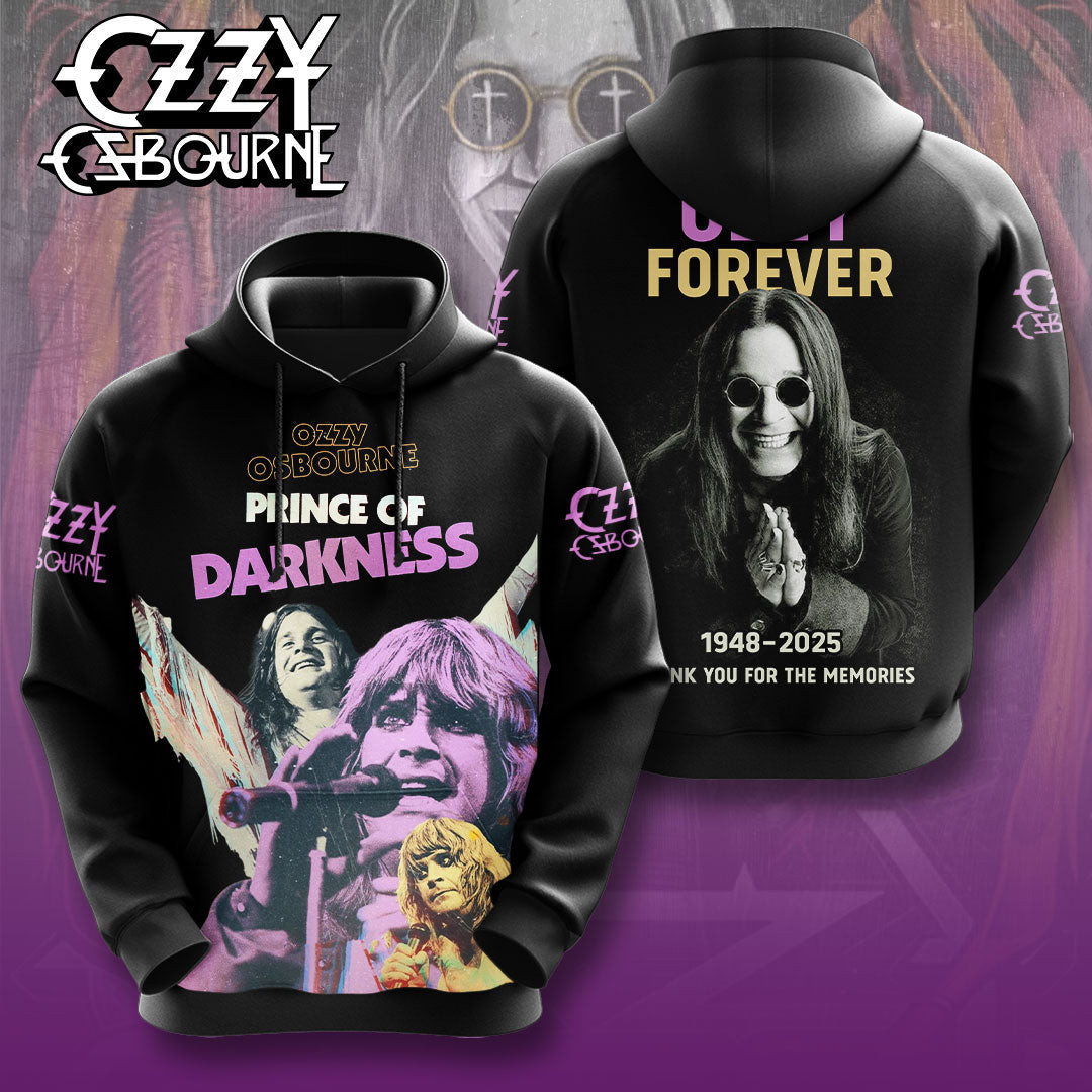 Rip Ozzy Osbourne Thank You For The Memories Hoodie Gifts For Fans