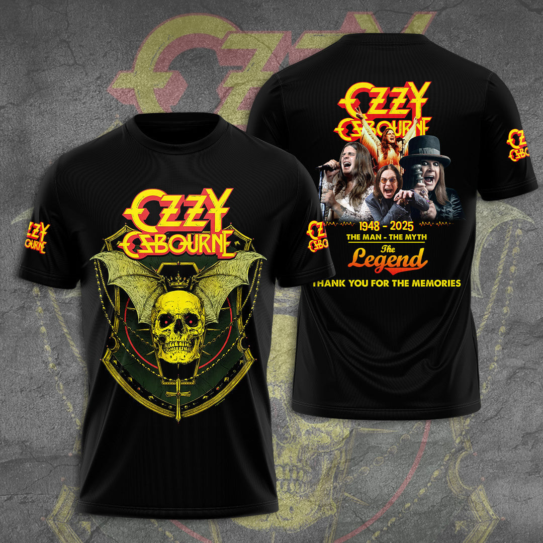 Rip Ozzy Osbourne Thank You For The Memories Shirt Cool Gifts For Music Lovers