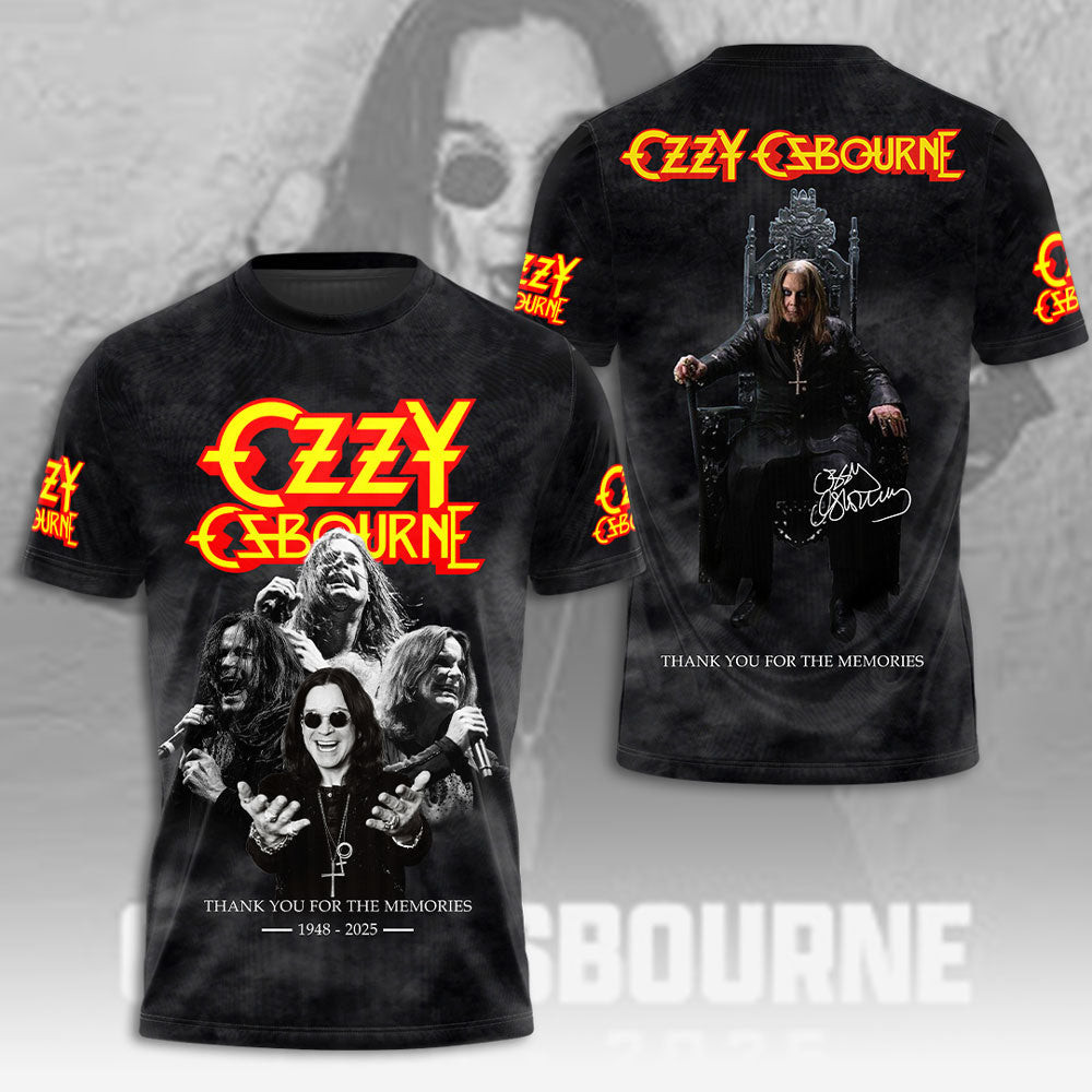 Rip Ozzy Osbourne Thank You For The Memories Shirt Gifts For Dad