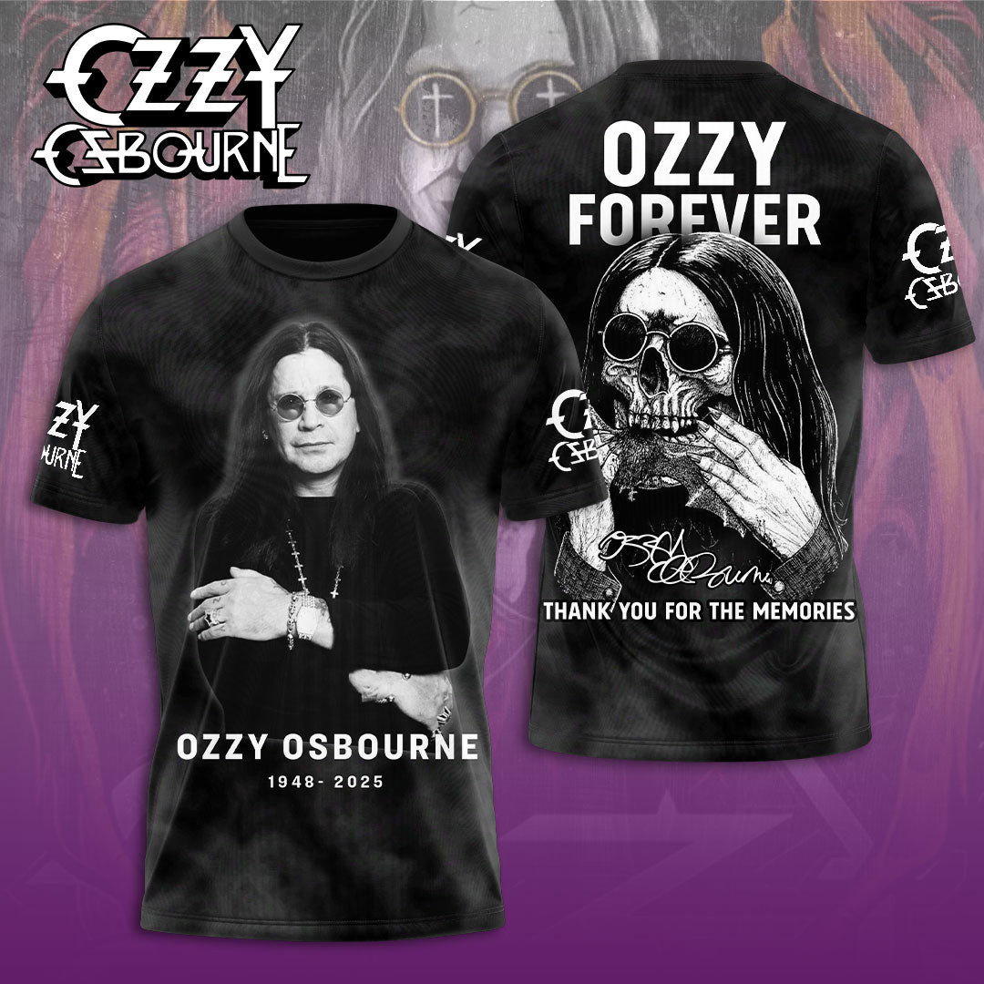 Rip Ozzy Osbourne Thank You For The Memories Shirt Gifts For Husband