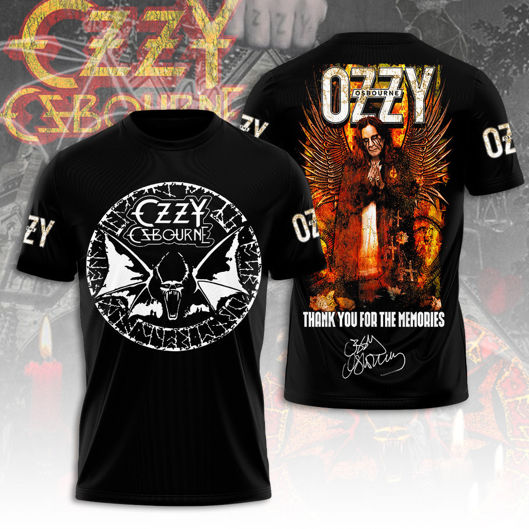 Rip Ozzy Osbourne Thank You For The Memories Shirt Gifts For Someone Who Loves Music