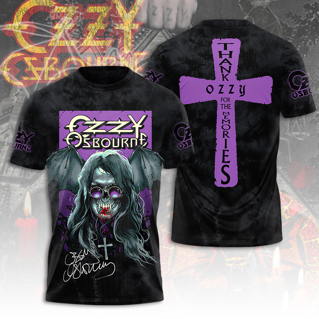 Rip Ozzy Osbourne Thank You For The Memories Shirt Music Lover Gifts For Him
