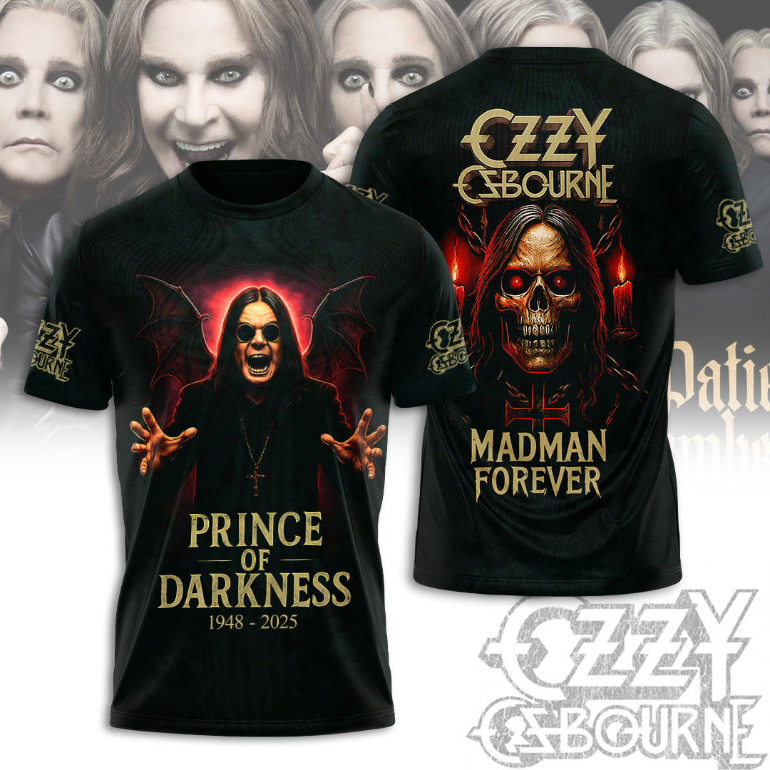 Rip Ozzy Osbourne Thank You For The Memories Shirt Prince Of Darkness T-Shirt