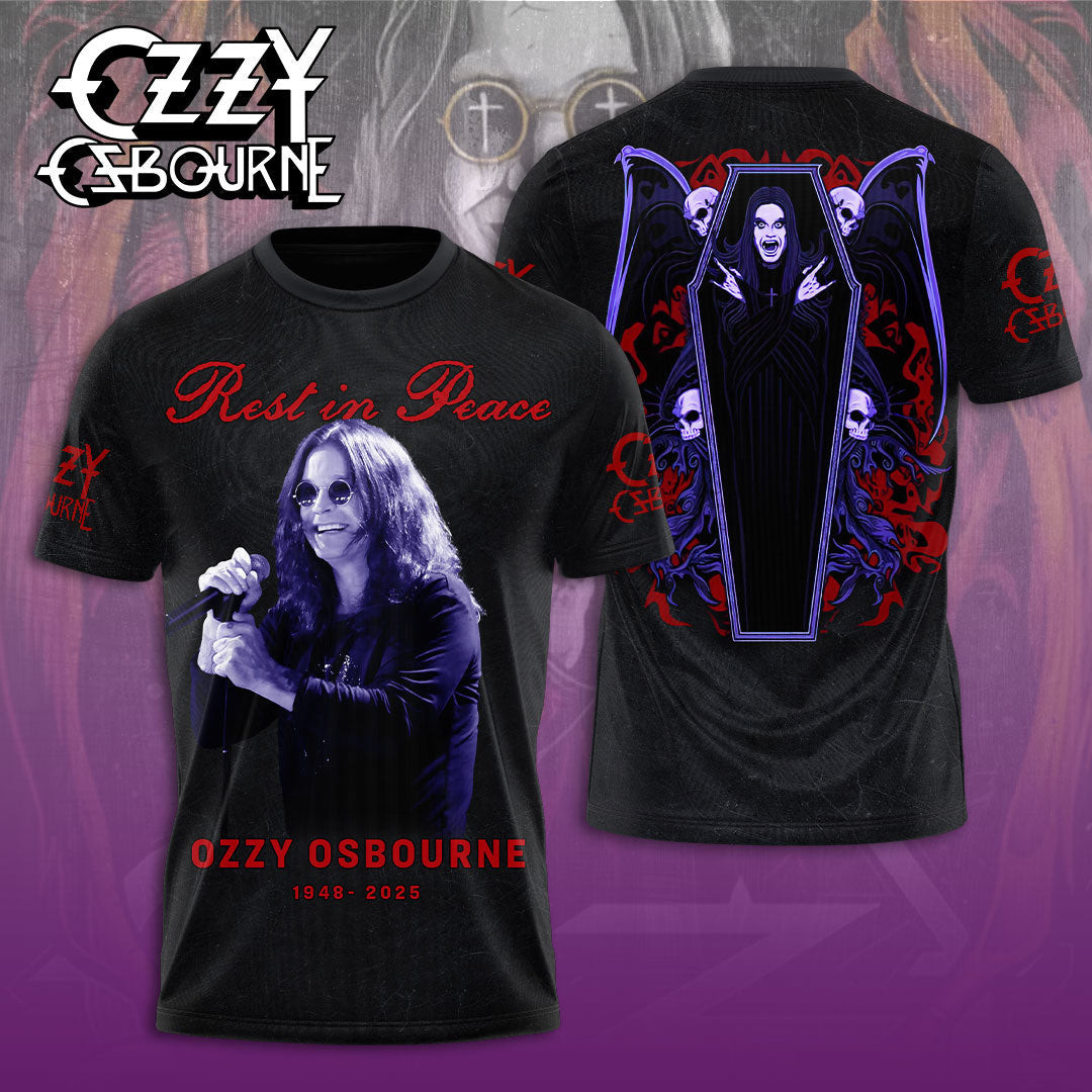 Rip Ozzy Osbourne Thank You For The Memories Shirt Rest In Peace T-Shirt