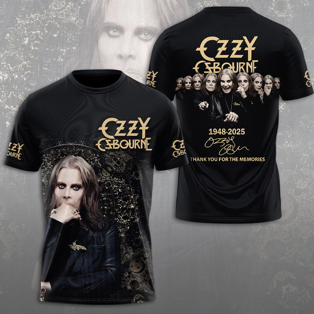Rip Ozzy Osbourne Thank You For The Memories Shirt Unique Gifts For Music Lovers