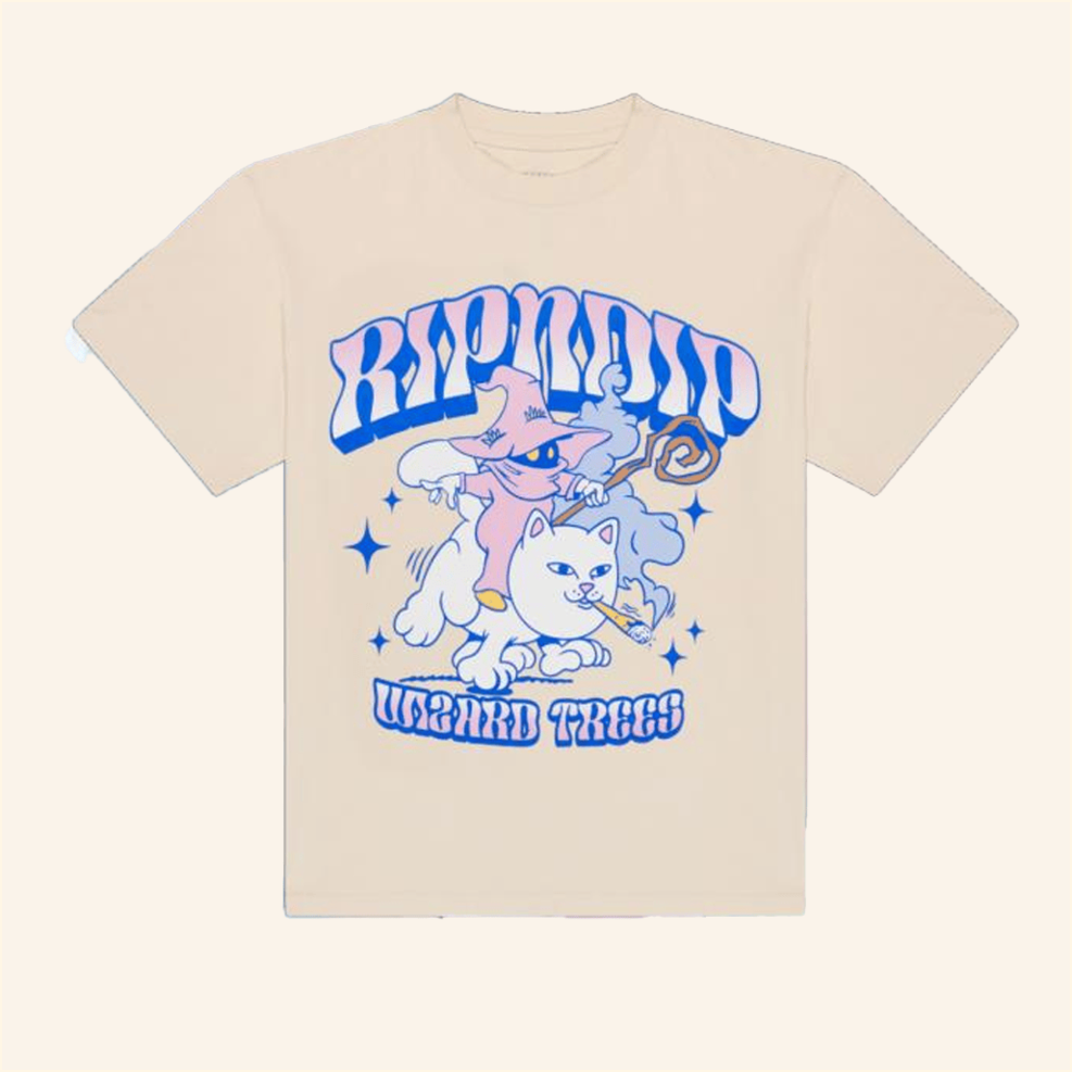 Ripndip Wizard Trees Riding High T-Shirt RIPNDIP Clothing Merch Her Gifts For Best Friend