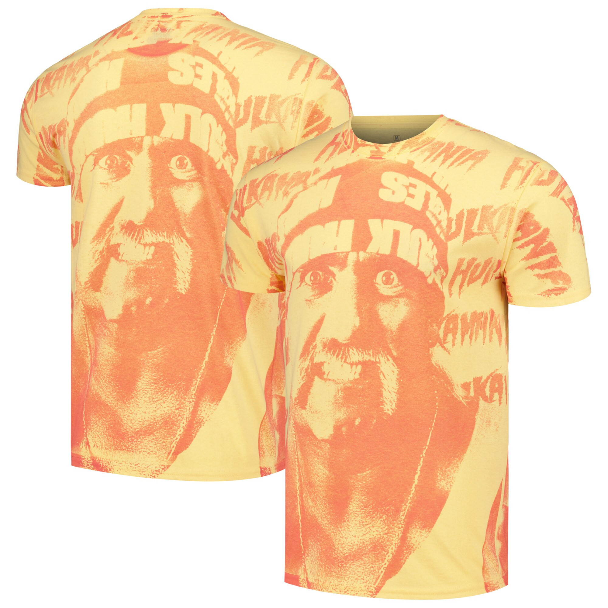 Ripple Junction Gold Hulk Hogan Hulkamania All Over Print Tshirt Hulk Hogan Merch