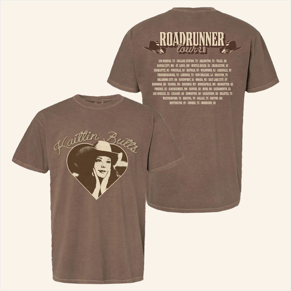 Roadrunner 20 Tour T-Shirt Kaitlinbutts Merch Gift Ideas For Friends Best Friend Birthday Gifts