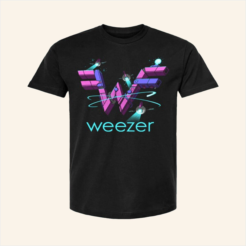 Robotic Logo Shirt Weezer Merch Birthday Gifts For Friends Christmas Presents