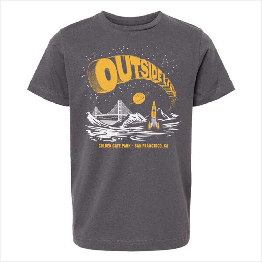 Rocket Ship T-Shirt Outside Lands Merch Present For Dad Birthday Gift Ideas Christmas Presents