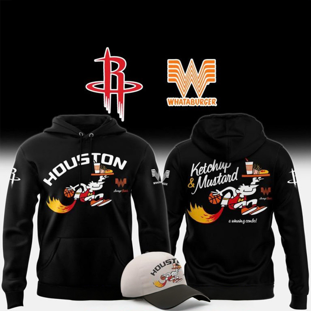 Rockets x Whataburger New 2025 Special Hoodie Fan Merch Good Gifts For Boyfriend