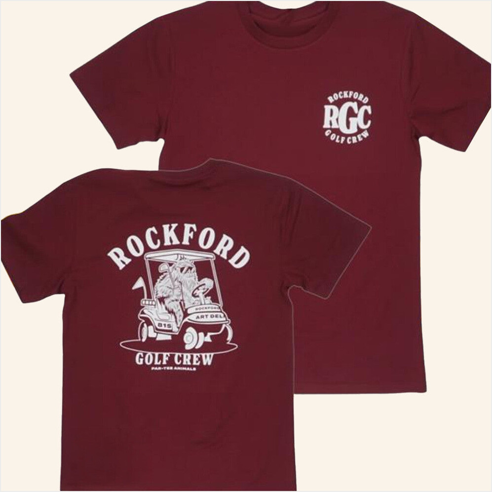 Rockford Golf Club T-Shirt Rockford Art Deli Merch Birthday Gift Ideas Christmas Presents