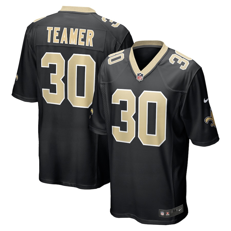 Roderic Teamer 30 New Orleans Saints Game Men Jersey - Black - JS392