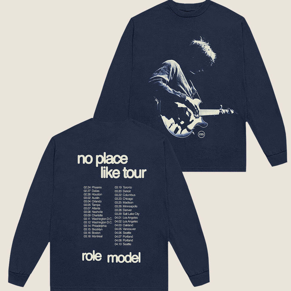Role Model Merch No Place Like Tour Photo Long Sleeve T-Shirt Gifts For Fans Gifts For Him