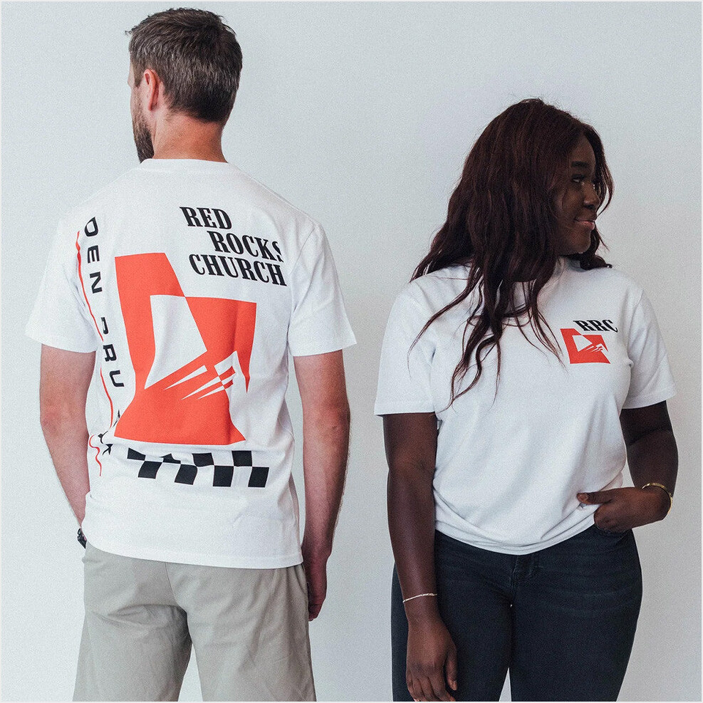 RRC Motorsport White T-Shirt Red Rocks Merch Good Birthday Gift Ideas Christmas Presents