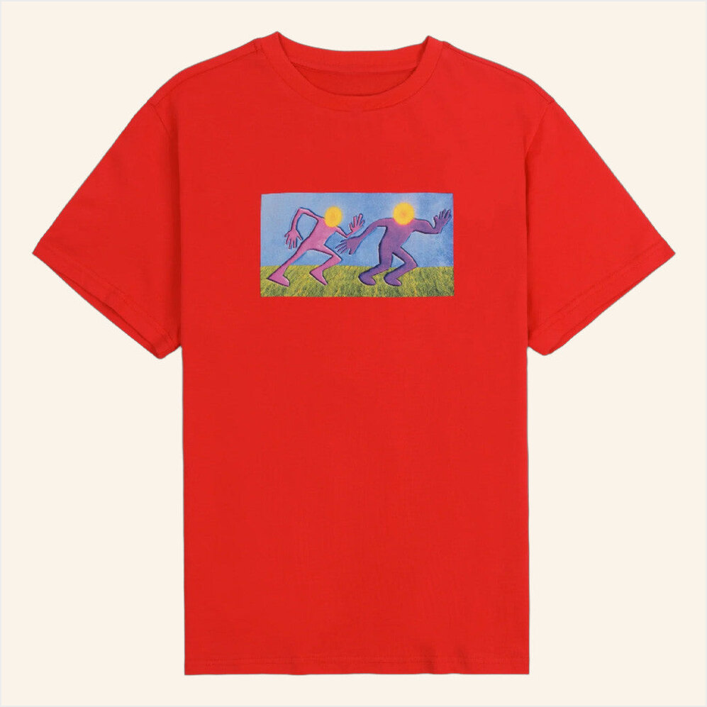 Running Red T-Shirt Slushy Noobz Merch Best Birthday Gift Ideas Christmas Presents