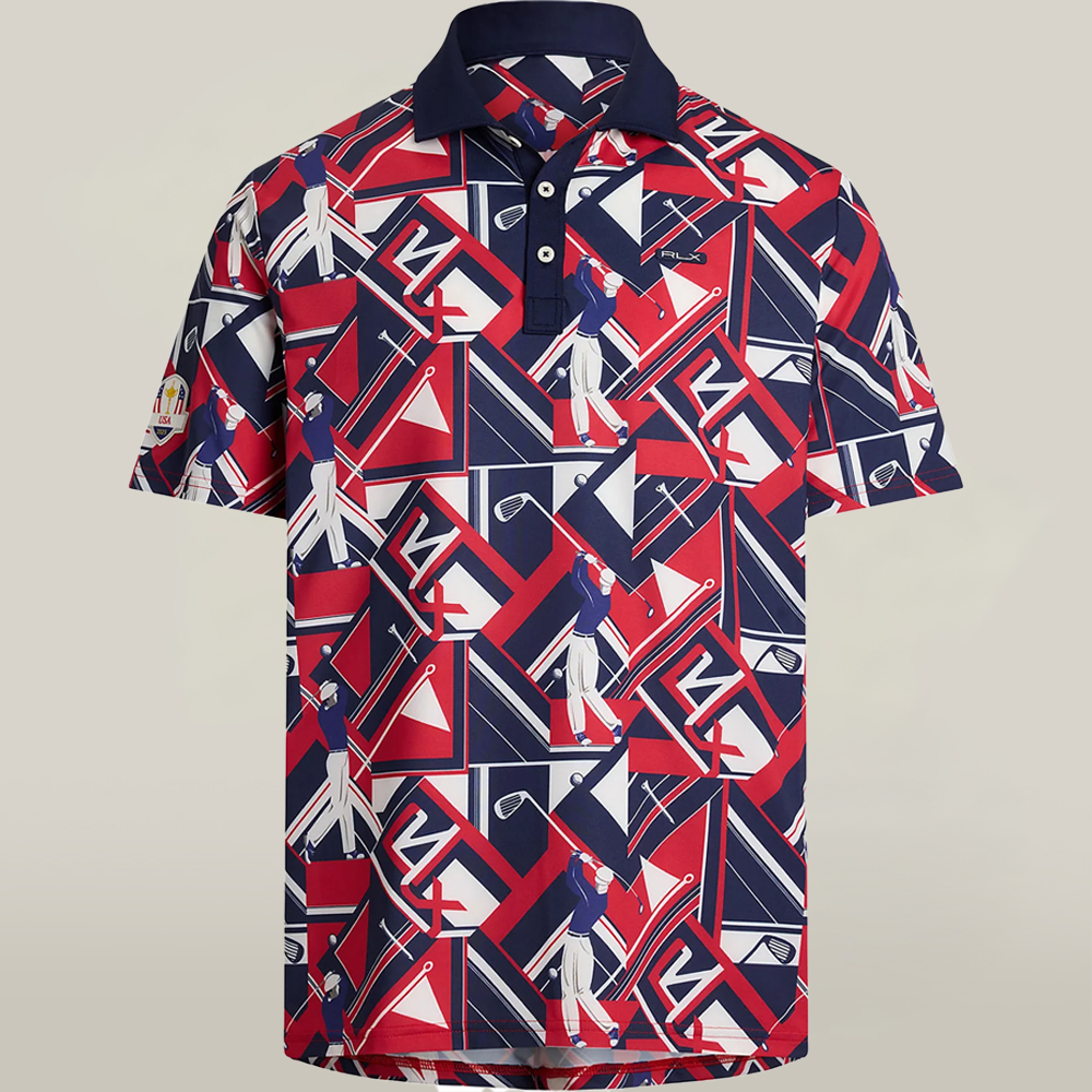 Ryder Cup 2025 Golf Merch Polo Shirt 2025 Ryder Cup Performance Victory Golf Gifts For Him