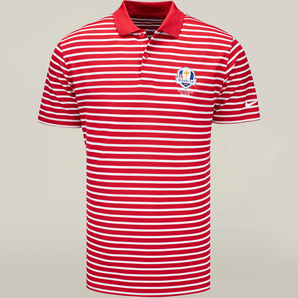 Ryder Cup 2025 Golf Tournament Merch Polo Shirt 2025 Ryder Cup Bethpage Black Best Casual Wear