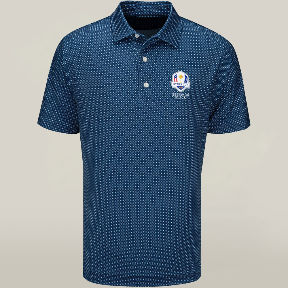 Ryder Cup Golf 2025 Merch Polo Shirt Bethpage Black Dot Geo Best Idea Ryder Cup Gifts