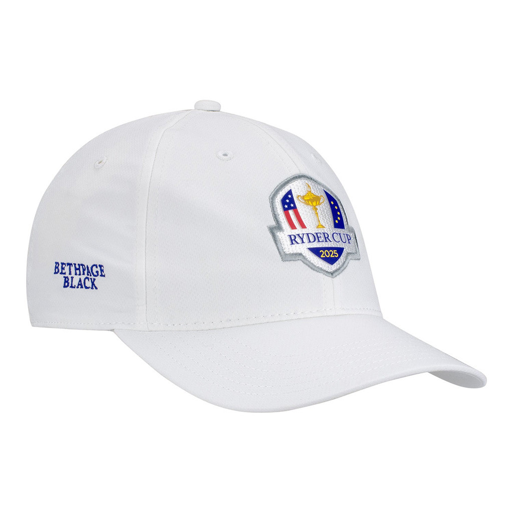 Ryder Cup Merch Ahead 2025 Ryder Cup Stratus Performance Hat Embroidered White Gifts For Golfers