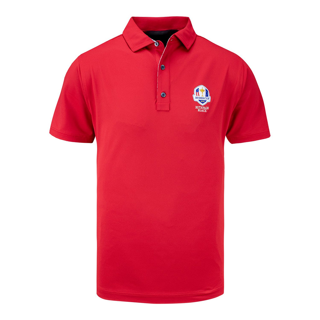 Ryder Cup Merch FootJoy 2025 Ryder Cup Solid Polo Shirt Good Gifts For Golfers