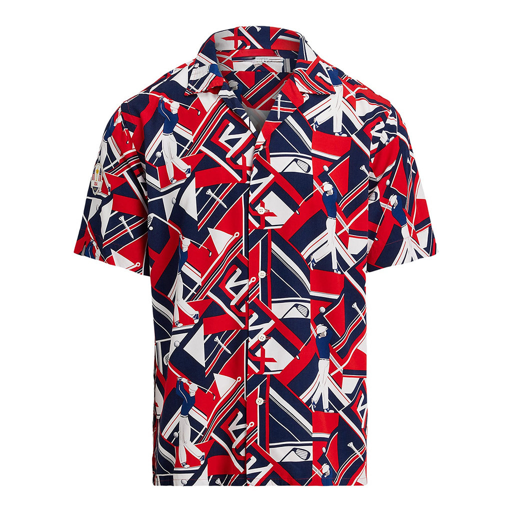 Ryder Cup Merch Ralph Lauren 2025 Ryder Cup Golfer Hawaiian Shirt Gifts For New Golfers