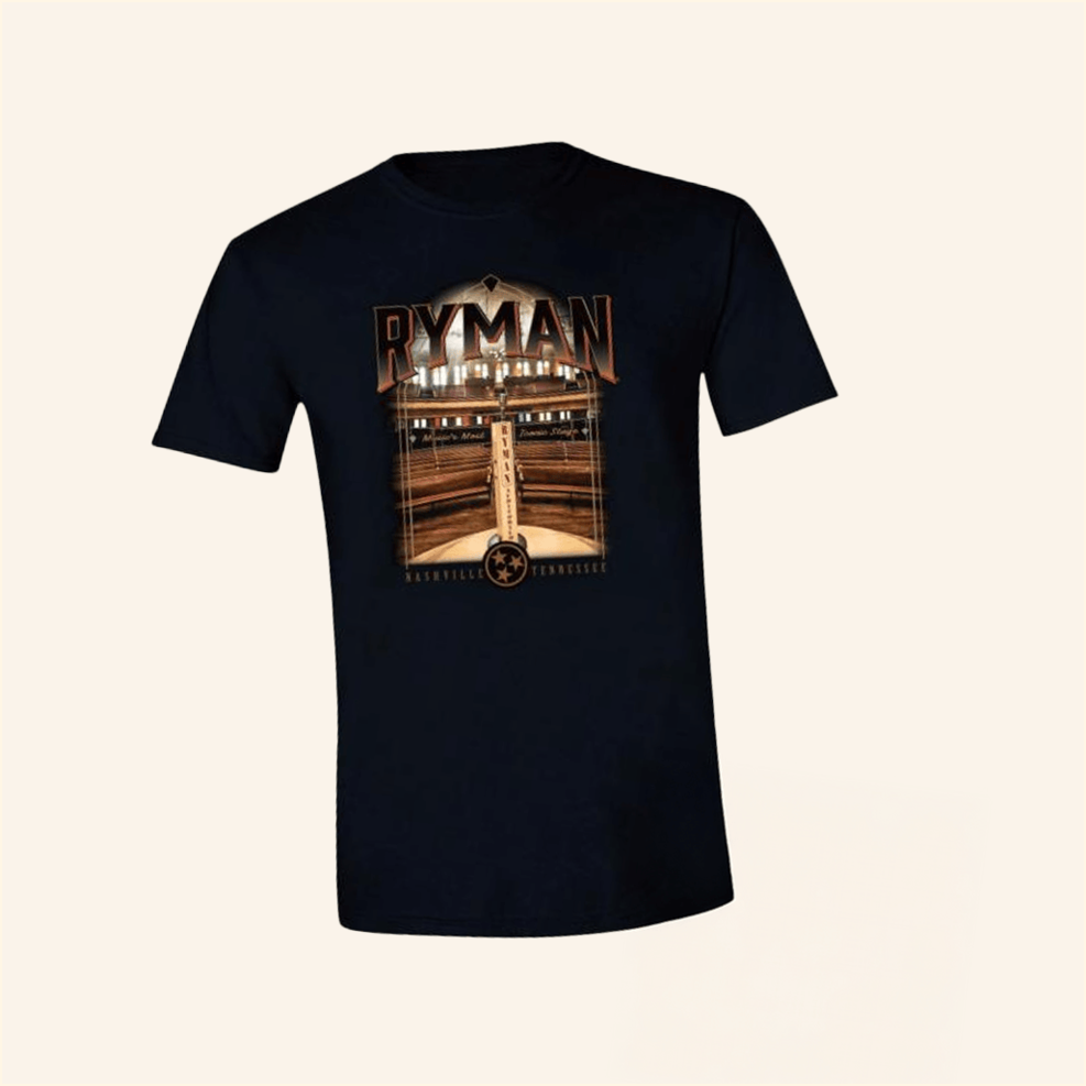 Ryman Iconic Stage T-Shirt Opry Merch Unique Birthday Gifts For Husband BFF Gifts