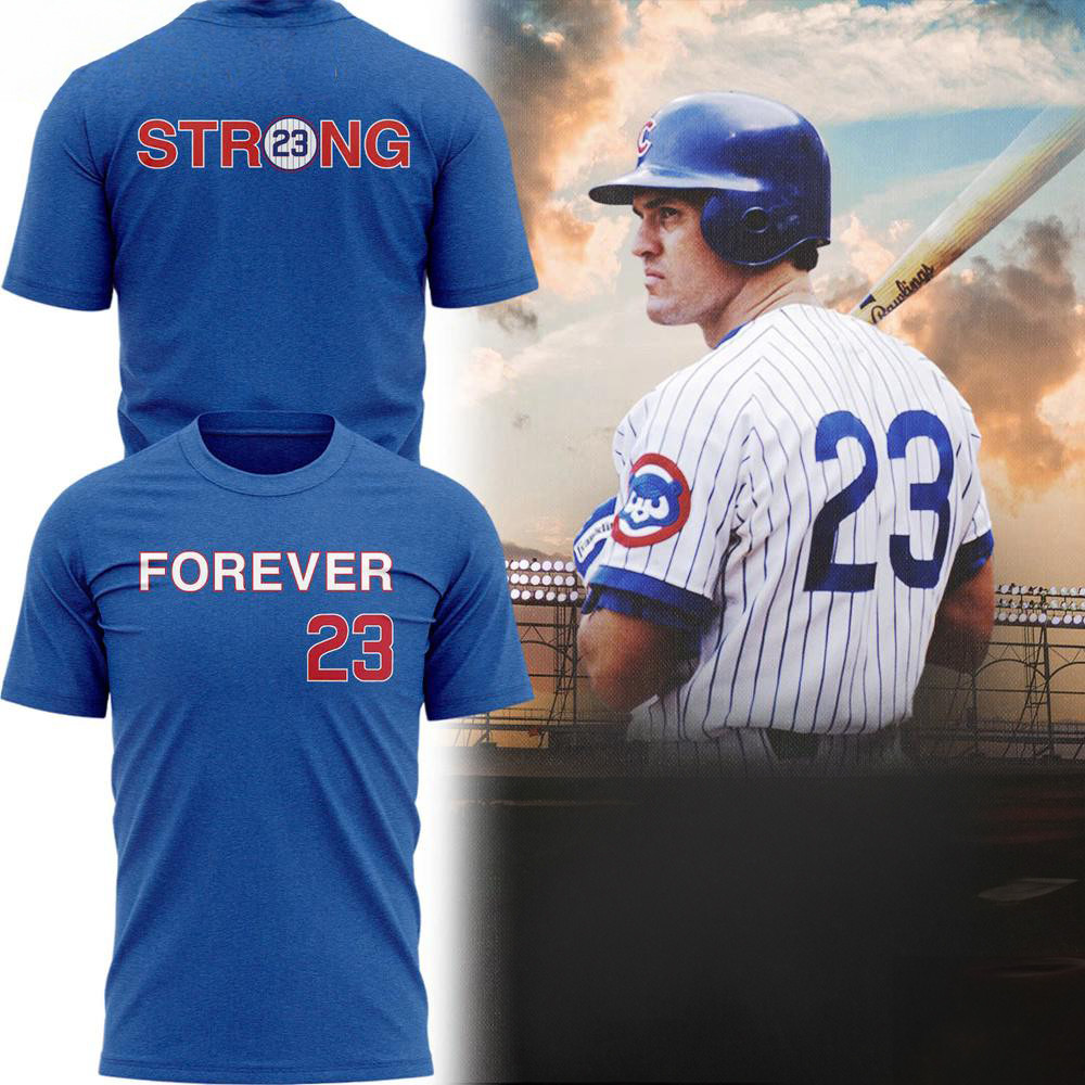 Ryne Sandberg Cubs Forever 23 T-Shirt Best Gifts For Baseball Lovers