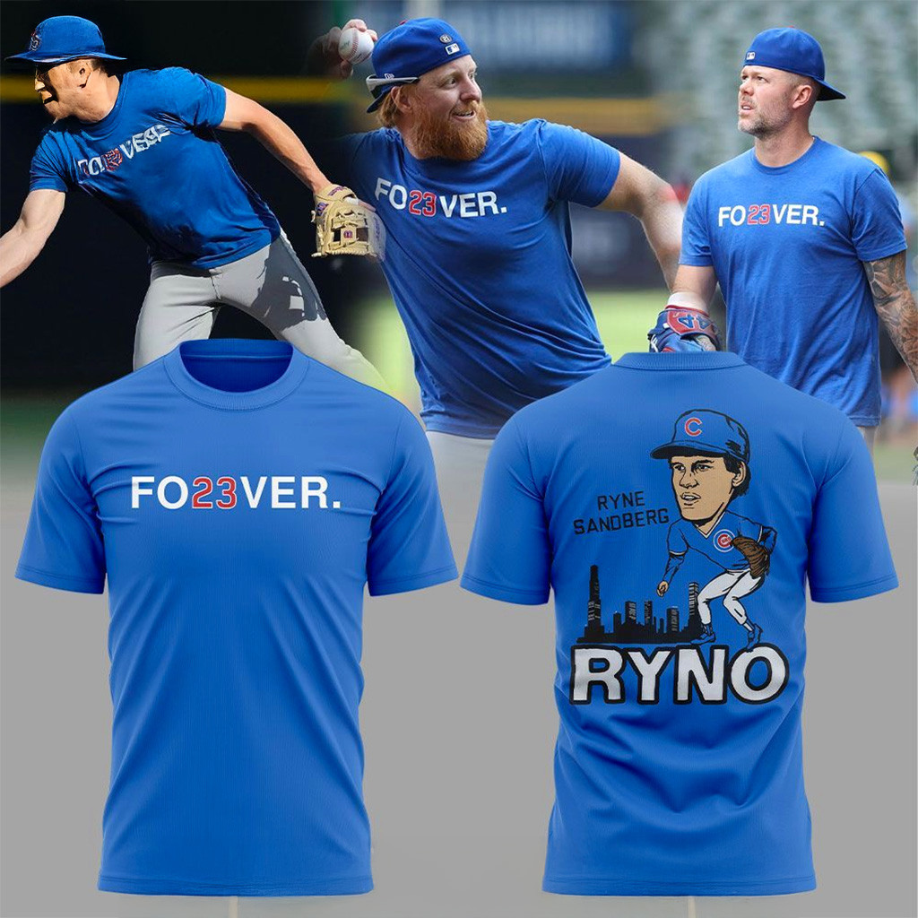 Ryne Sandberg Fo23ver Thank You For The Memories Tshirt