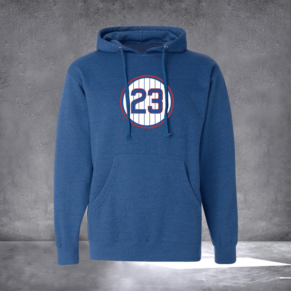 Ryne Sandberg The Ryno Fo23ver Forever 23 Hoodie Ryne Sandberg Retirement Logo Hooded Sweatshirt
