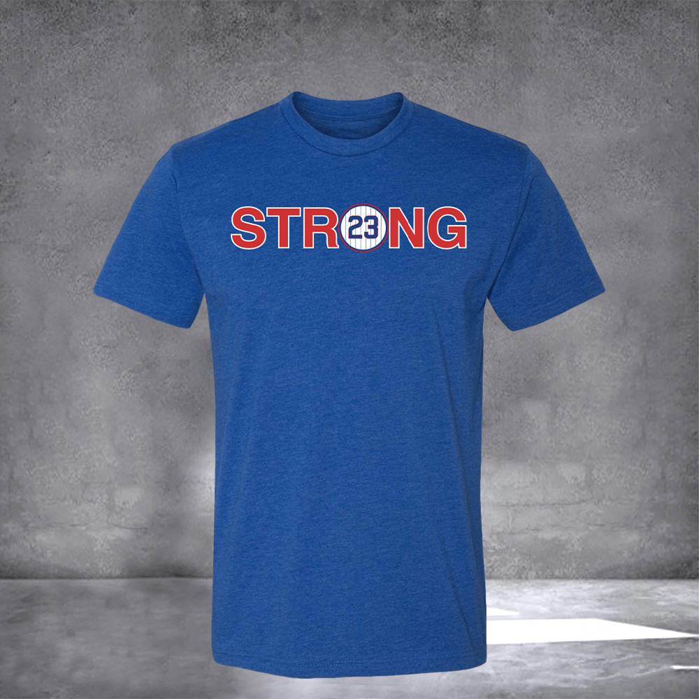 Ryne Sandberg The Ryno Fo23ver Forever 23 Hoodie We Are All Ryno Strong Blue Clothing